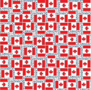 EPCOT World Flags: Canada 12 x 12 Paper