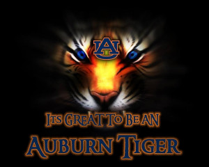It's great to be an Auburn Tiger!!! I'm on the 