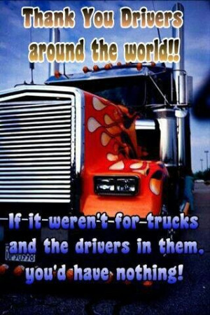 Thanks to drivers all around the world :)