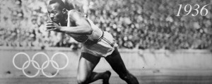 Jesse Owens, l’icona delle Olimpiadi del 1936.