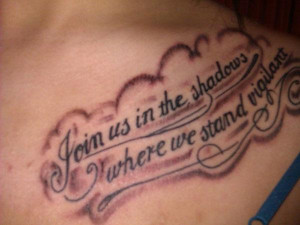 tattoo-quotes-join us in the shadows