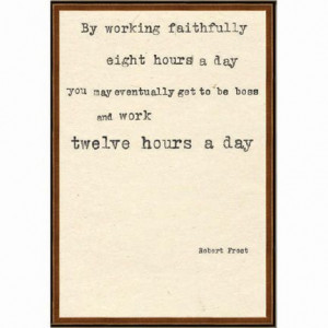 goes on robert frost quote vintage chalkboard typography 8x10