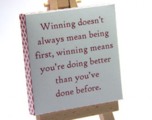 Motivational quote, Desk art with easel, handmade miniature quotes ...