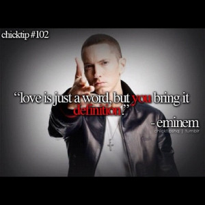 eminem quotes about life and love