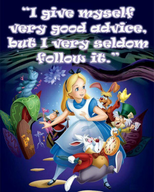 Disney Alice in Wonderland Quote