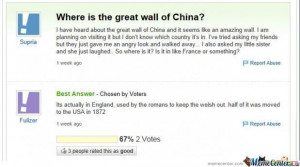 Yahoo Answers Have Never Failed To Amuse Me.