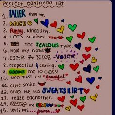 instead of listing, ill write down the stuff that my boyfriend does ...