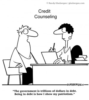 , debt, government, The government is trillions of dollars in debt ...