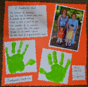 12 Handprint Ideas to make Grandma for Grandparent’s Day
