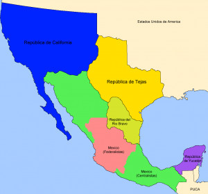 Balkanized Mexico Map