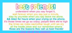 dedicate this one to all of my best friends/ sisters!