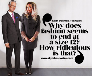 Tim Gunn and I share the same message!