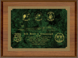 military going away plaque quotes