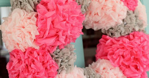 Valentines Day! Tissue Paper Pom Poms!!!!