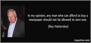 More Roy Hattersley Quotes