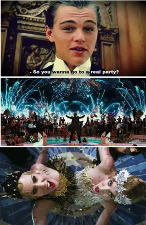 el gran gatsby, jack dawson, jay gatsby, leonardo dicaprio, tgg, the ...