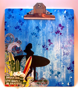 Surfer Girl Clipboard created by Allie Gower for Quick Quotes and ...