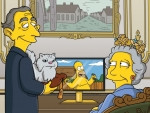 Simpsons Watching TV