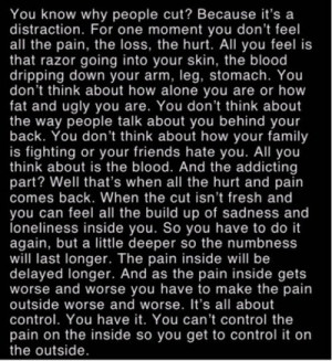 Depression Self Harm Quotes Tumblr