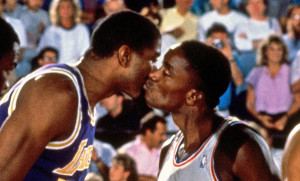 Lakers Players Kissing