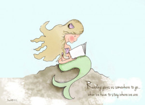 Children's Wall Art -- READ - Print - Reading quotes for Kids