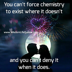 You can’t force chemistry to exist where it doesn’t