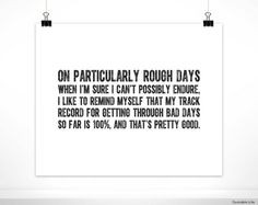 Rough Days « Quotable Life