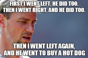 On playing against then-Liverpool defender Stephane Henchoz