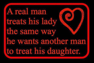 Treat your lady right…