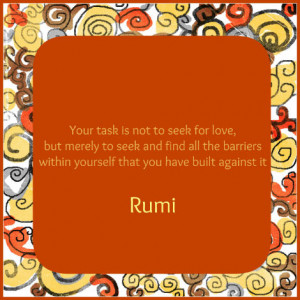 rumi-quote- barrier against love