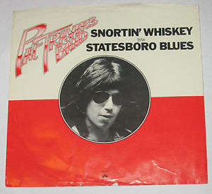 Pat Travers Band 7 45 PICTURE SLEEVE ONLY Snortin Whiskey b w