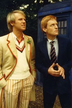 The Doctor , Turlough, from the Doctor Who story 'Mawdryn Undead More