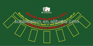 Note All our blackjack table layouts are custom designed to your