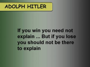 Adolph Hitler Quotes Picture