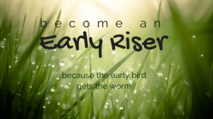 How to become an early riser