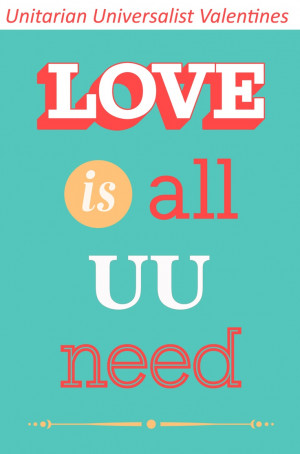 Unitarian Universalist Valentine Cards