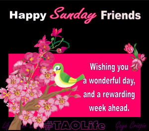 Happy Sunday friends. Wishing you a wonderful and relaxing day, and a ...