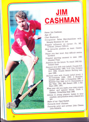 ... 90s, every single GAA player answered 'Christy Moore & Garth Brooks