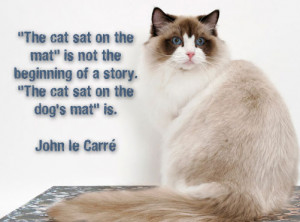The cat sat on the mat ...