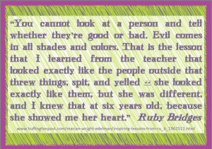 The Best Ruby Bridges Quotes