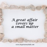 Flower frame template with cover-up quote 3
