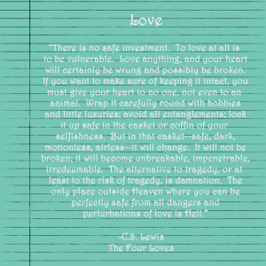 Related For Cs Lewis Quotes On Love Love Quotes