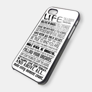 Life Quotes Iphone 4 Case
