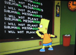 Bart Simpson is clearly in charge of production these days over at the ...