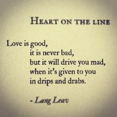 Lang Leav Poetry #langleav #poem #quote #cute #words #love #life ...