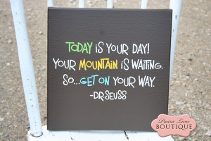 Canvas Quotes Wall Art Wall art 097-today is your day