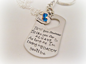 Like Father Like Daughter Quotes Hand stamped father daughter