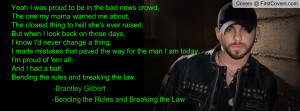 Brantley Gilbert cover