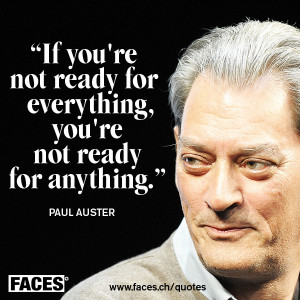 paul auster if you are not ready
