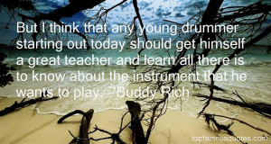 Buddy Rich Famous Quotes amp Sayings